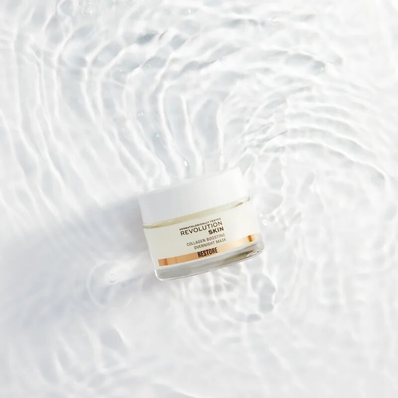 Revolution Skincare Restore Collagen Boosting възстановяващ нощен крем-маска за подпомагане на образуването на колаген 50 мл.