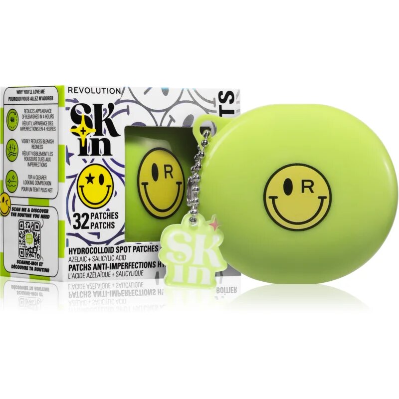 Revolution Skincare S.W.Smiley Skin лепенки за проблемна кожа 32 бр.