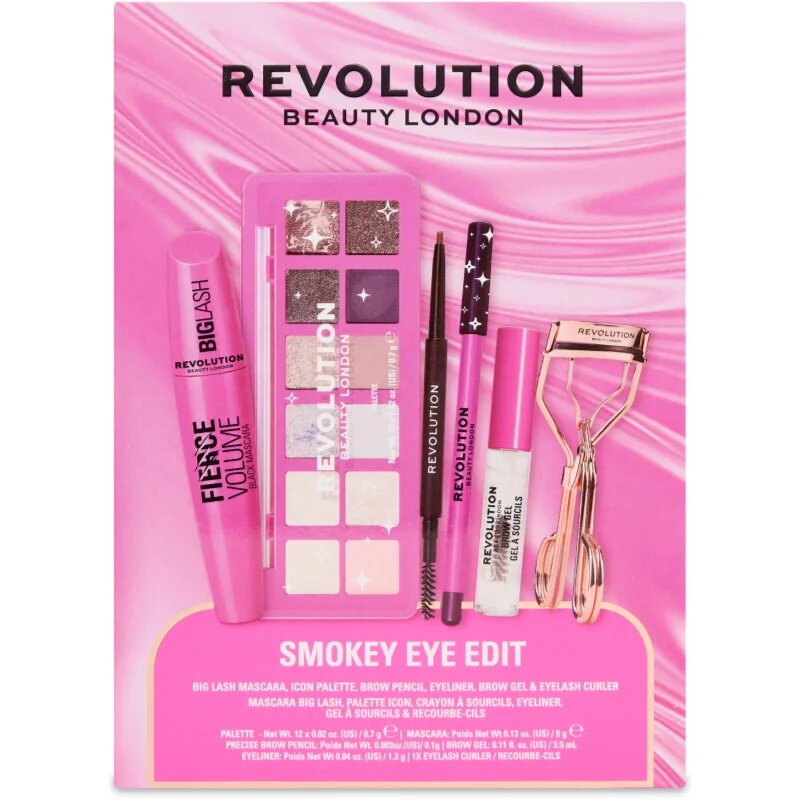 Revolution Smokey Eye Edit подаръчен комплект за очи и вежди за жени 1 бр.