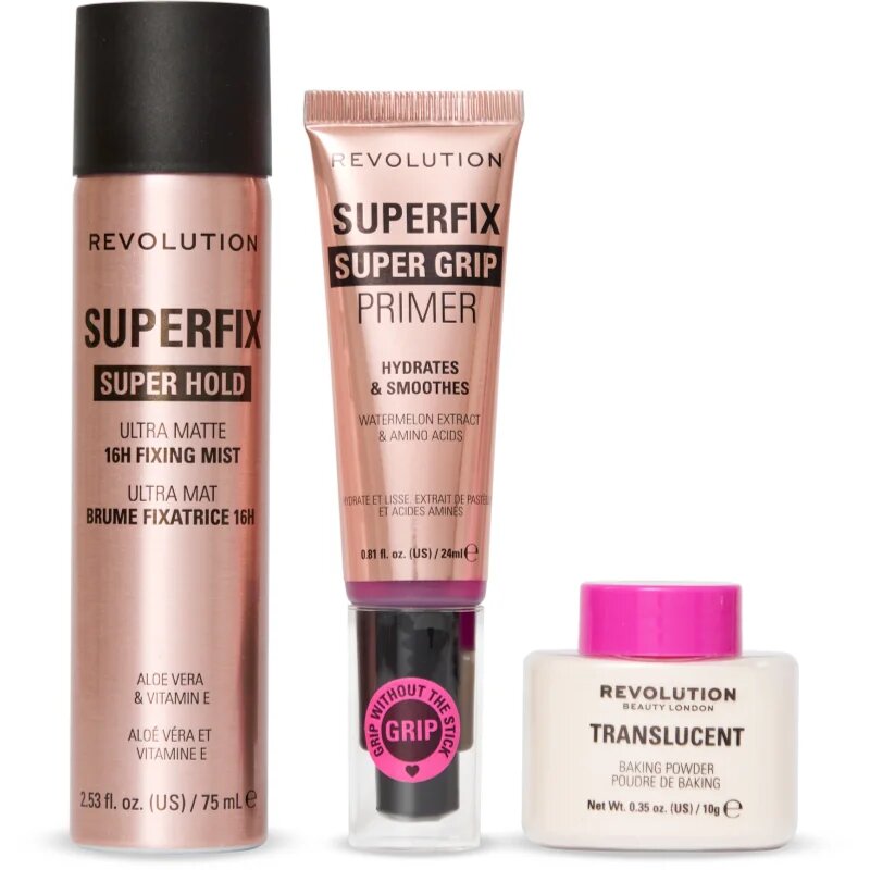 Revolution Superfix Bake Set подаръчен комплект за лице 1 бр.