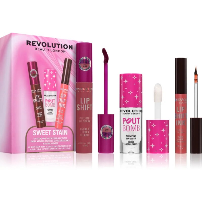 Revolution Sweet Stain Set подаръчен комплект за устни 1 бр.