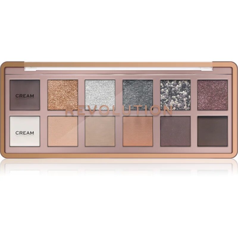 Revolution The Icon Palette палитра сенки за очи цвят The Smokey Icon Grunge Palette 12x0.7 гр.
