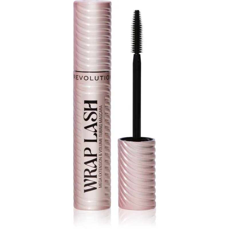 Revolution Wrap Lash Tubing спирала за удъжаване извиване и обем цвят Black 8.5 мл.