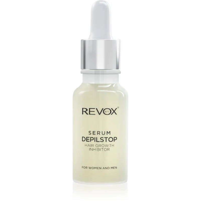 Revox B77 Depilstop Serum продукт забавящ растежа на космите за лице и тяло 20 мл.