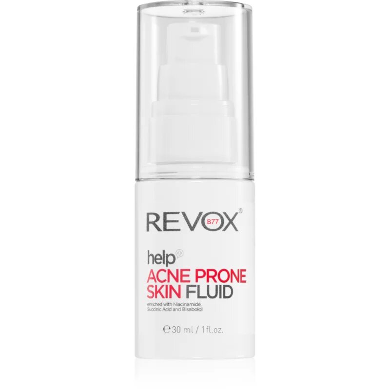 Revox B77 Help Acne Prone Skin Fluid лек хидратиращ флуид за кожа с акне 30 мл.