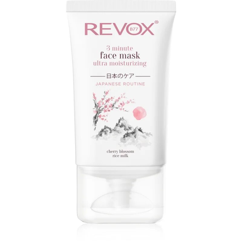 Revox B77 Japanese Routine 3 Minute Face Mask Ultra Moisturizing интензивна хидратираща маска за лице 30 мл.