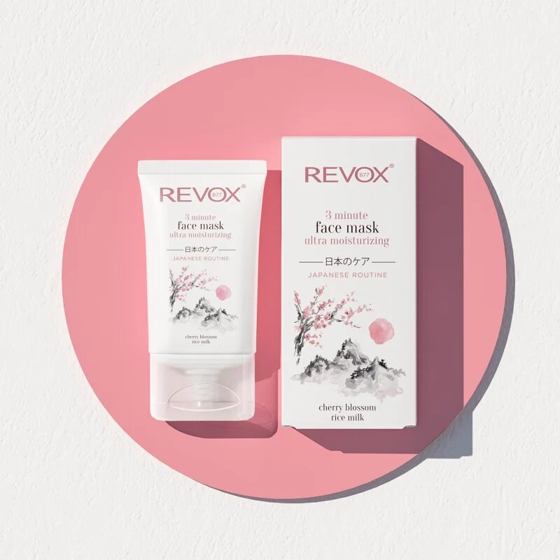 Revox B77 Japanese Routine 3 Minute Face Mask Ultra Moisturizing интензивна хидратираща маска за лице 30 мл.