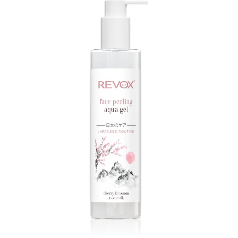 Revox B77 Japanese Routine Face Peeling Aqua Gel нежно почистващ пилинг за лице 250 мл.