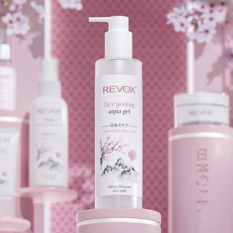 Revox B77 Japanese Routine Face Peeling Aqua Gel нежно почистващ пилинг за лице 250 мл.