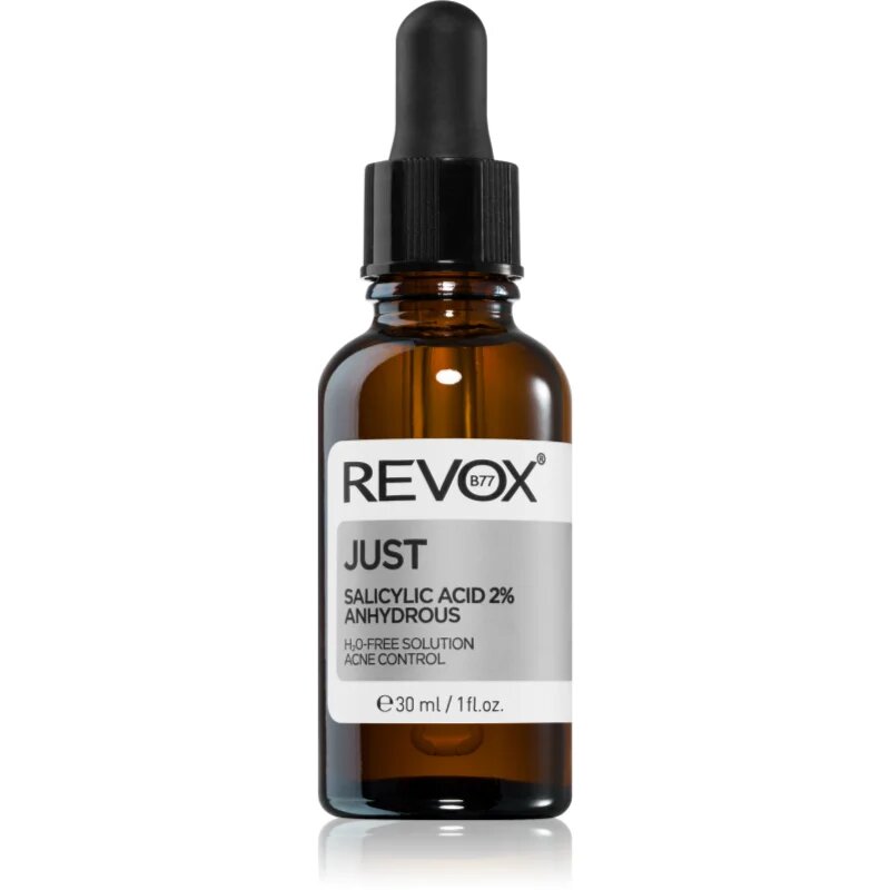 Revox B77 JUST Salicylic Acid 2% Anhydrous ексфолиращ и пилинг серум за лице 30 мл.
