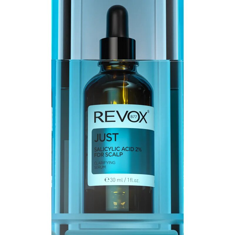 Revox B77 JUST Salicylic Acid 2% дълбоко почистващ серум за скалп 30 мл.
