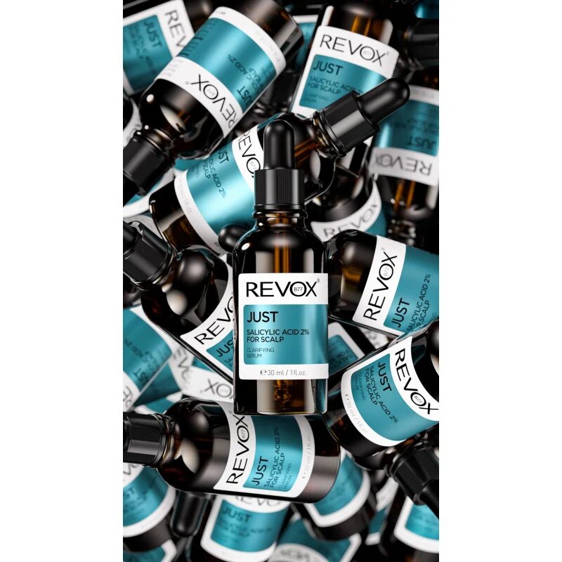 Revox B77 JUST Salicylic Acid 2% дълбоко почистващ серум за скалп 30 мл.