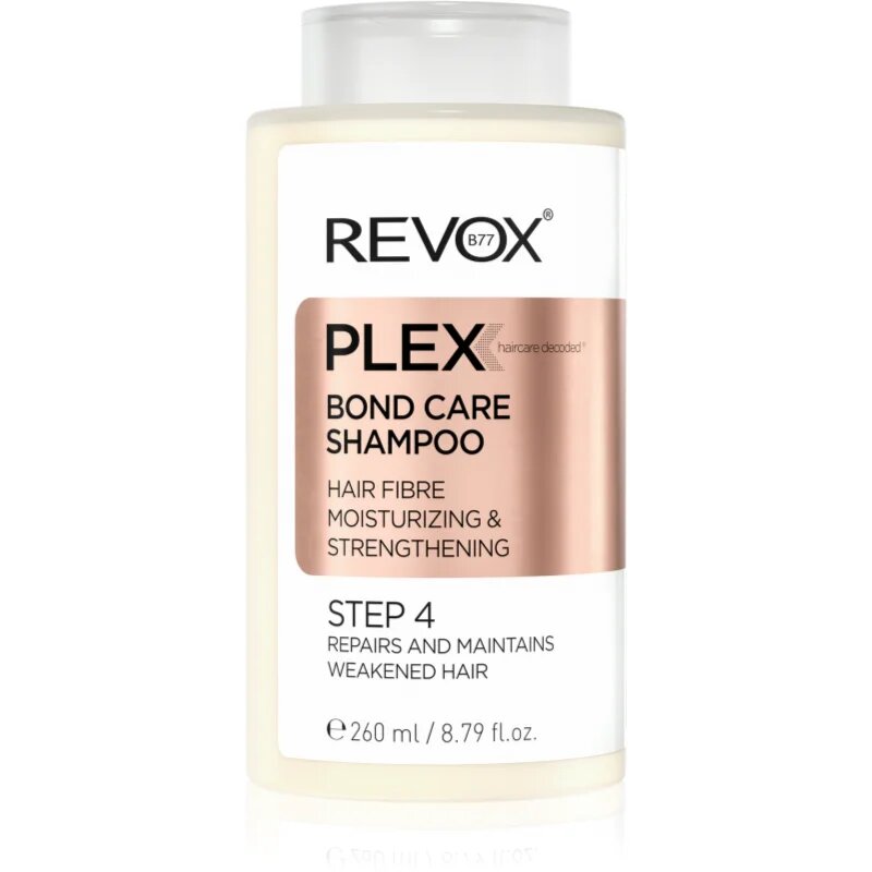 Revox B77 PLEX Bond Care Shampoo. Step 4 подсилващ шампоан с хидратиращ ефект 260 мл.