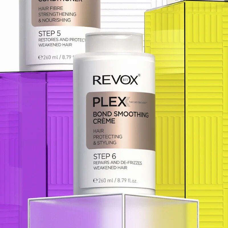 Revox B77 PLEX Bond Smoothing Crème. Step 6 изглаждащ крем за укрепване на косата 260 мл.