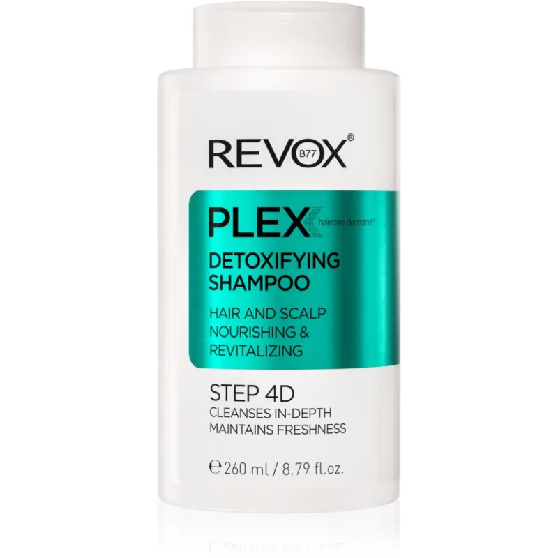 Revox B77 PLEX Detoxifying Shampoo. Step 4D почистващ детоксикиращ шампоан 260 мл.