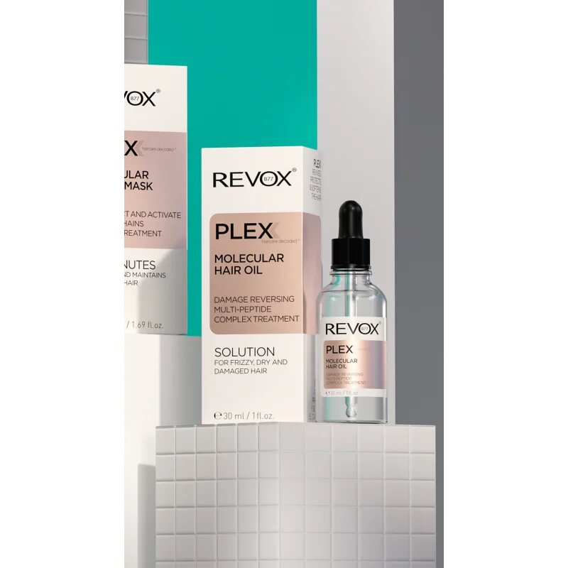 Revox B77 PLEX Molecular Hair Oil олио за укрепване на увредената коса 30 мл.