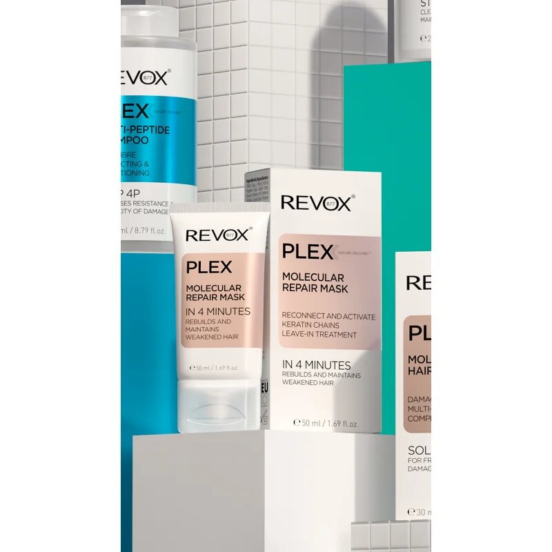 Revox B77 PLEX Molecular Repair Mask възстановяваща маска без изплакване За коса 50 мл.
