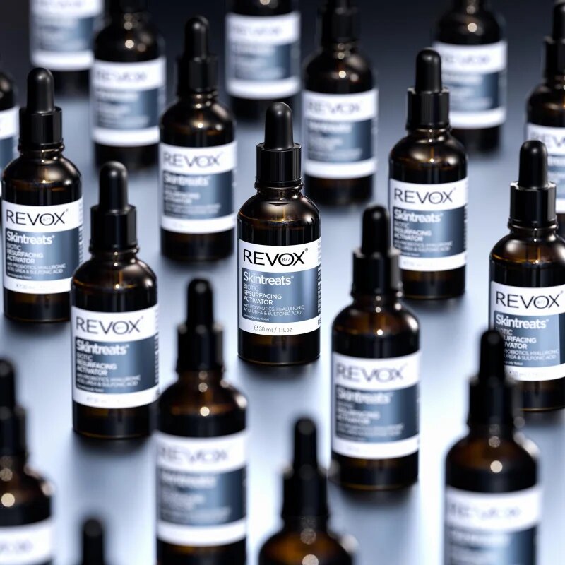 Revox B77 Skintreats Biotic Resurfacing Activator изглаждащ ексфолиращ серум за озаряване на лицето 30 мл.