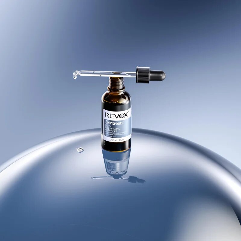Revox B77 Skintreats Biotic Resurfacing Activator изглаждащ ексфолиращ серум за озаряване на лицето 30 мл.