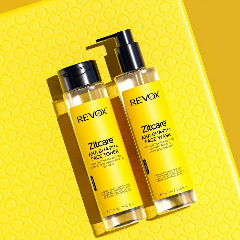 Revox B77 Zitcare AHA BHA PHA Active Face Toner нежно почистващ тоник 250 мл.
