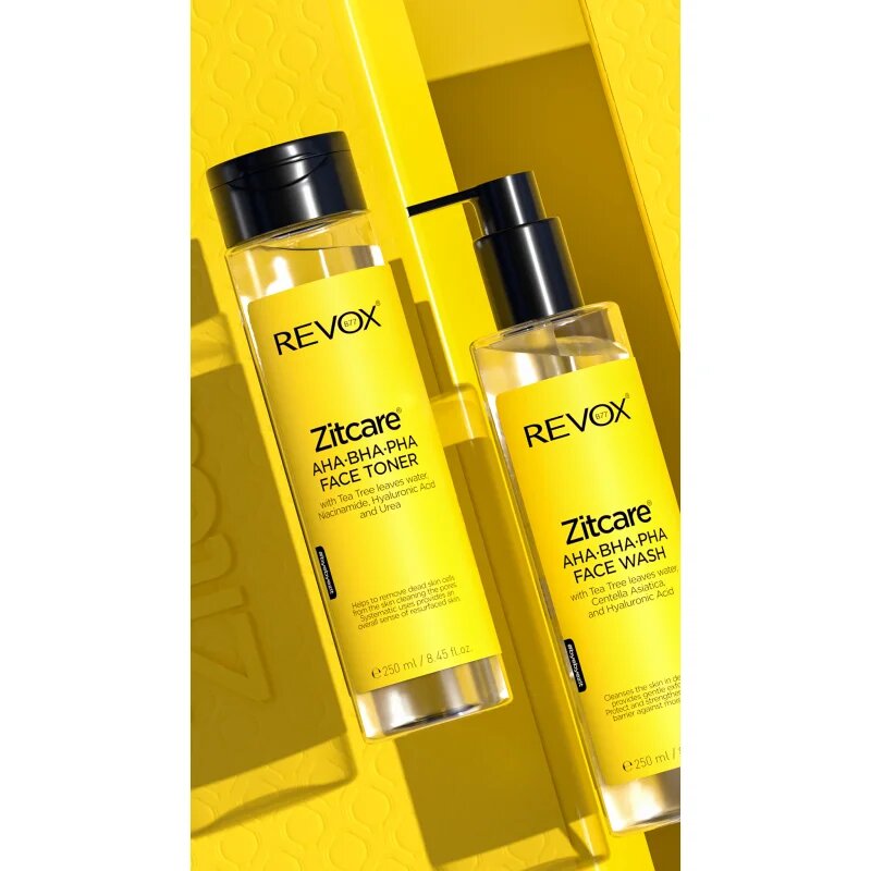 Revox B77 Zitcare AHA BHA PHA Face Wash лек почистващ гел с ексфолиращо действие 250 мл.