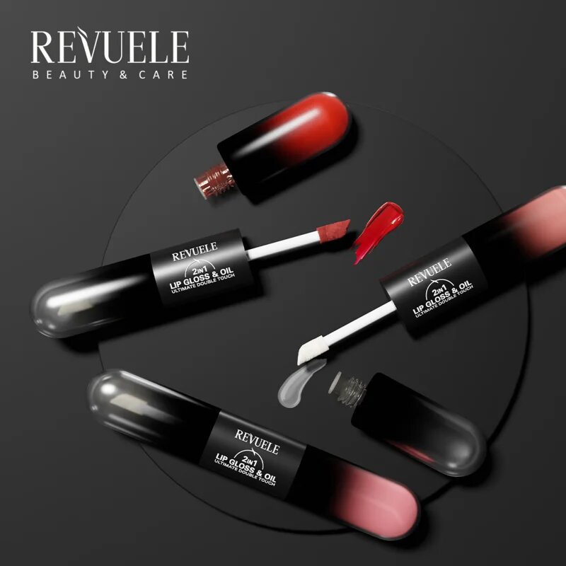 Revuele 2IN1 Lip Gloss & Oil блясък за устни 2 в 1 цвят 03 7 мл.