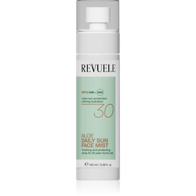 Revuele Aloe Daily Sun Face Mist SPF 30 защитна мъгла за лице SPF 30 100 мл.