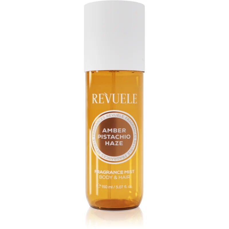 Revuele Amber Pistachio Haze Fragrance Mist парфюмна мъгла за тяло и коса за жени 150 мл.