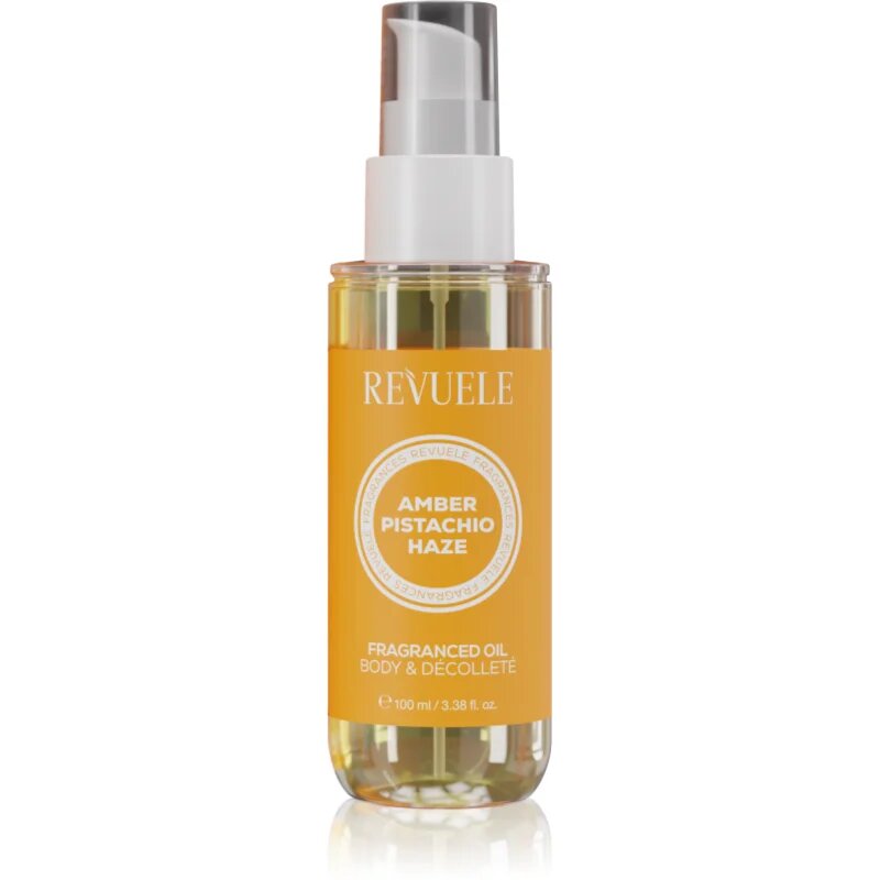 Revuele Amber Pistachio Haze Fragranced Oil парфюмирано масло за тяло 100 мл.