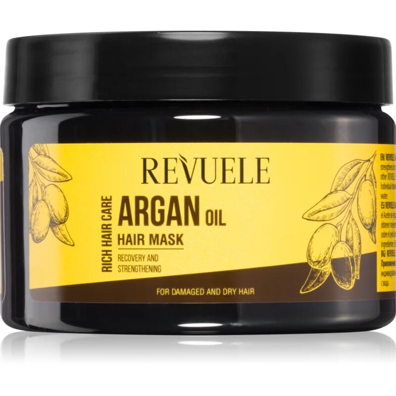 Revuele Argan Oil Hair Mask интензивна маска за суха и увредена коса 360 мл.