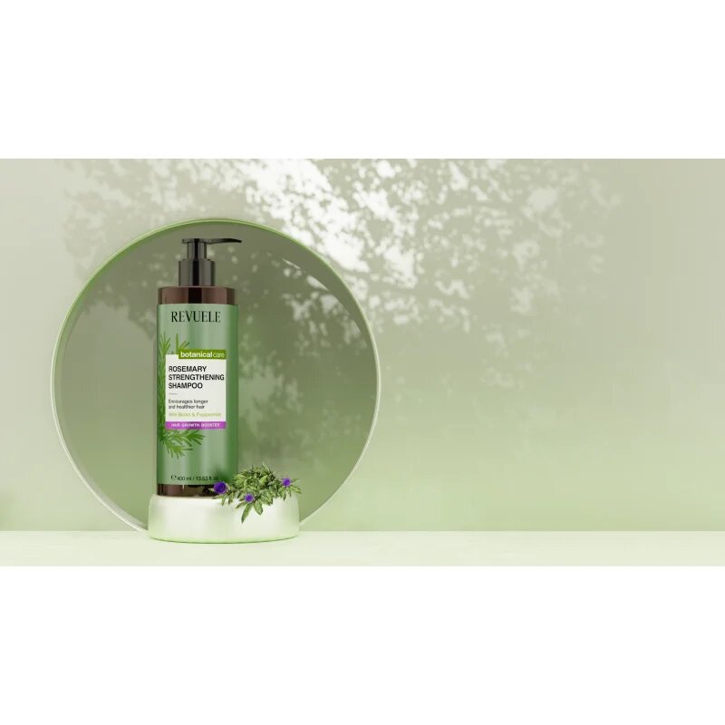 Revuele Botanical Care Rosemary подсилващ шампоан за растеж на косата 400 мл.