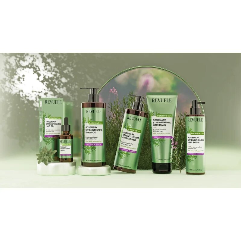 Revuele Botanical Care Rosemary подсилващ шампоан за растеж на косата 400 мл.