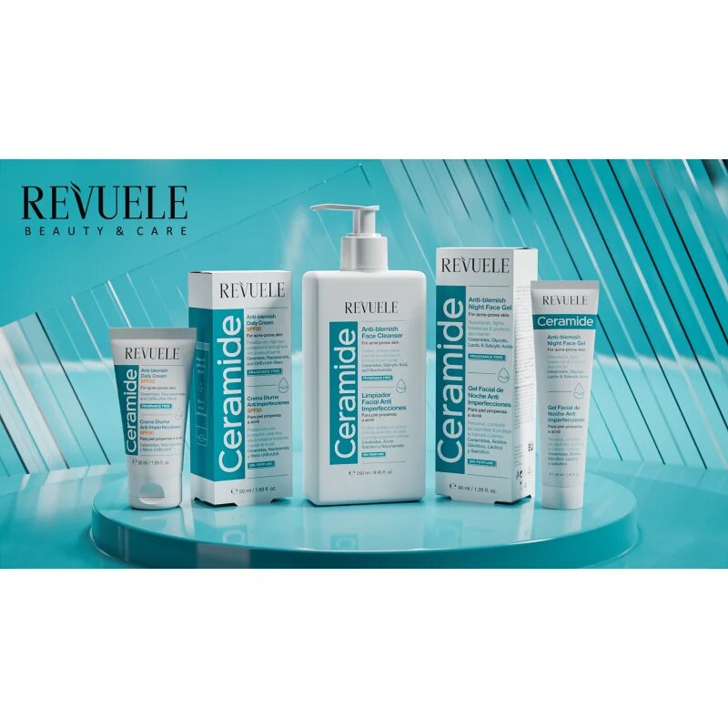 Revuele Ceramide Anti-Blemish Night Face Gel гел срещу несъвършенства за нощ 40 мл.