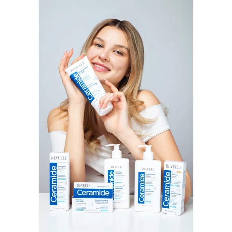 Revuele Ceramide Hydrating Cleanser измиващ гел за лице и тяло за суха или много суха кожа 250 мл.