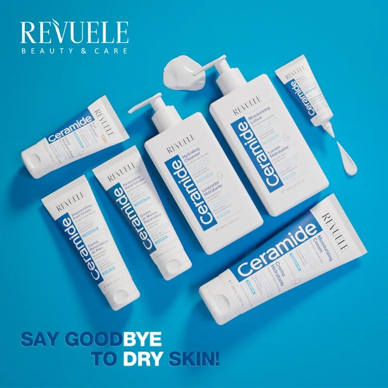 Revuele Ceramide Hydrating Cleanser измиващ гел за лице и тяло за суха или много суха кожа 250 мл.