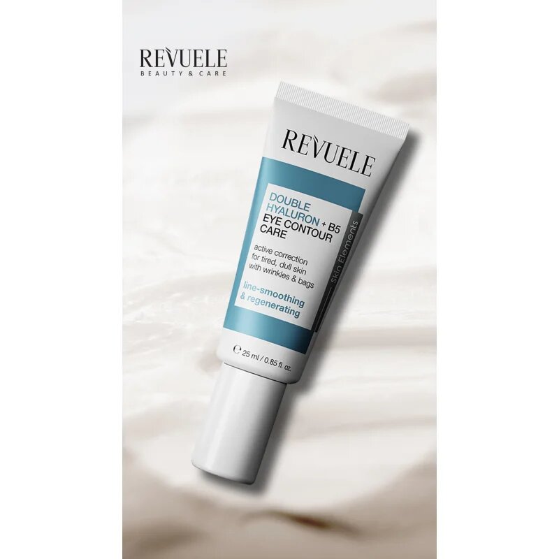 Revuele Double Hyaluron + B5 Eye Contour Care хидратиращ крем за очи против бръчки 25 мл.