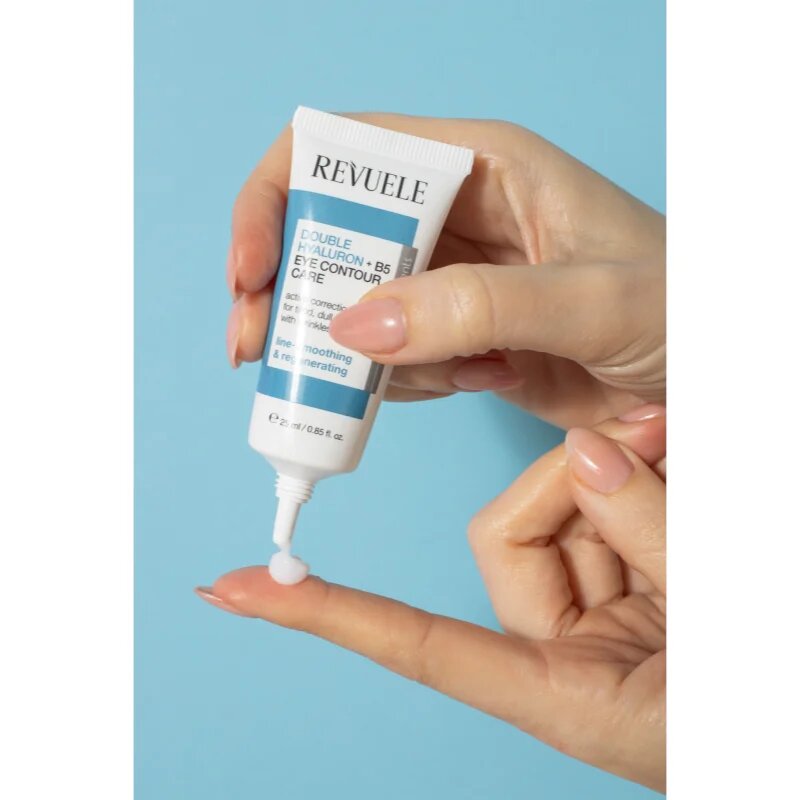 Revuele Double Hyaluron + B5 Eye Contour Care хидратиращ крем за очи против бръчки 25 мл.