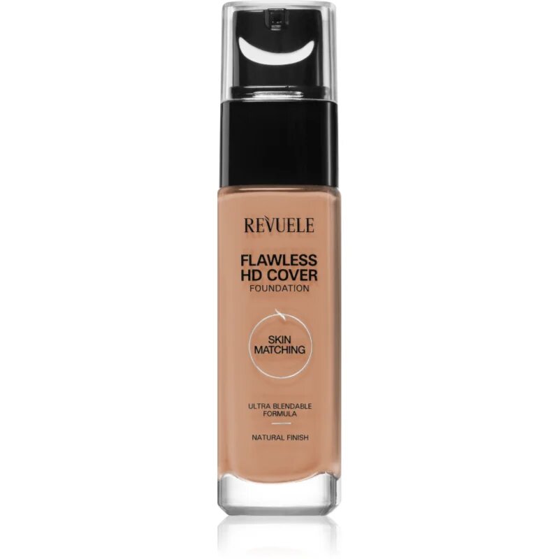 Revuele Flawless HD Cover Foundation лек фон дьо тен за перфектен външен вид цвят 03 Beige 33 мл.