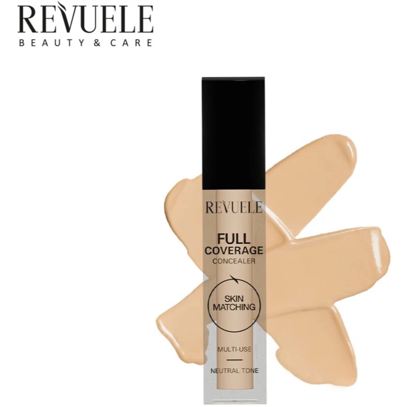 Revuele Full Coverage Concealer коректор с висока покривност цвят Neutral Tone 5 мл.