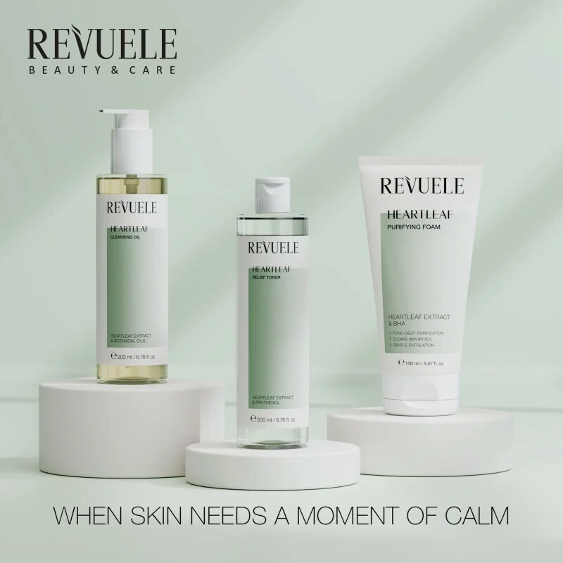 Revuele Heartleaf Relief Toner успокояващ тоник за лице 200 мл.