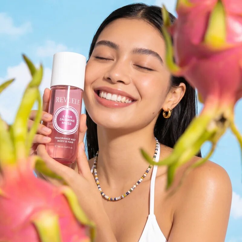 Revuele Lush Jasmine Muse Fragrance Mist парфюмна мъгла за тяло и коса за жени 150 мл.