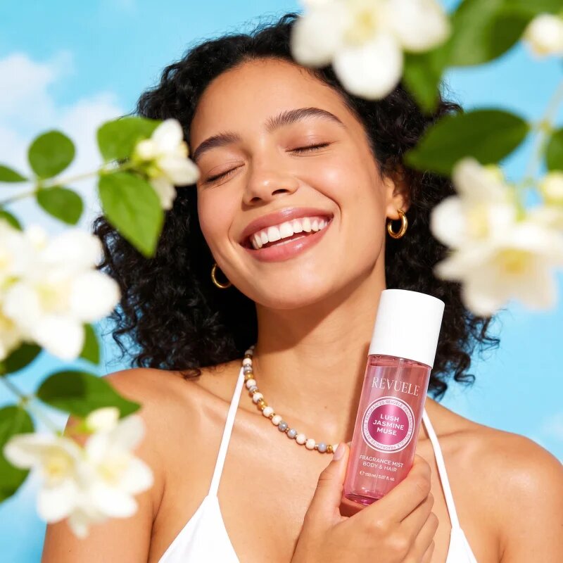 Revuele Lush Jasmine Muse Fragrance Mist парфюмна мъгла за тяло и коса за жени 150 мл.