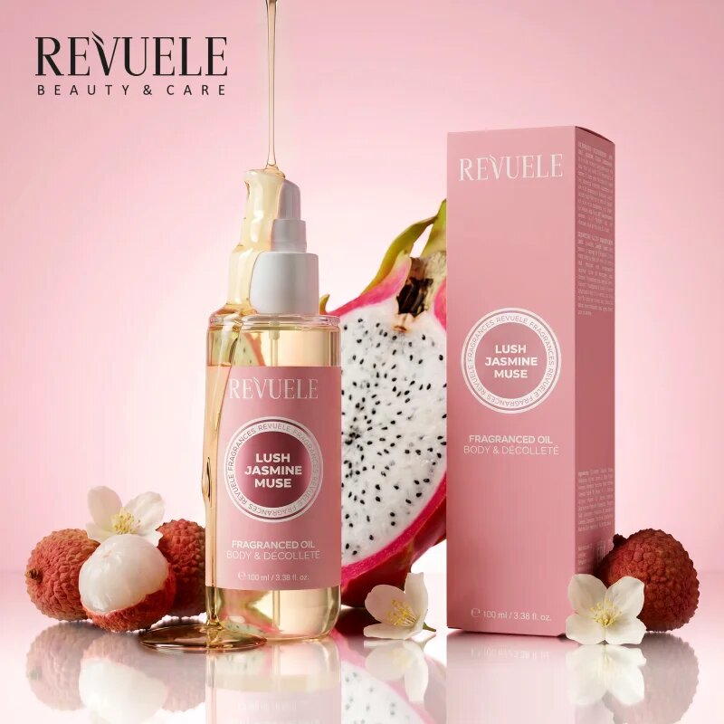 Revuele Lush Jasmine Muse Fragranced Oil парфюмирано масло за тяло 100 мл.
