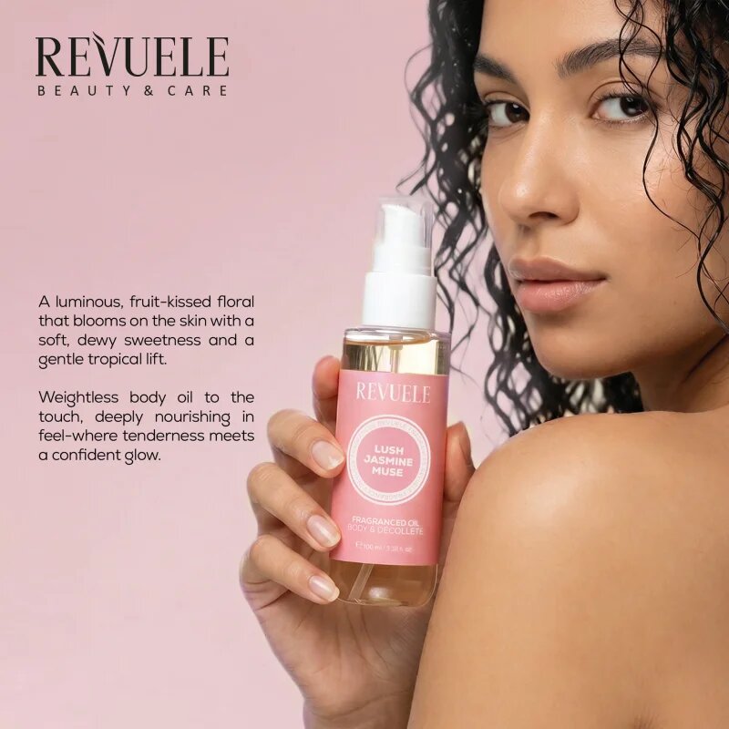 Revuele Lush Jasmine Muse Fragranced Oil парфюмирано масло за тяло 100 мл.