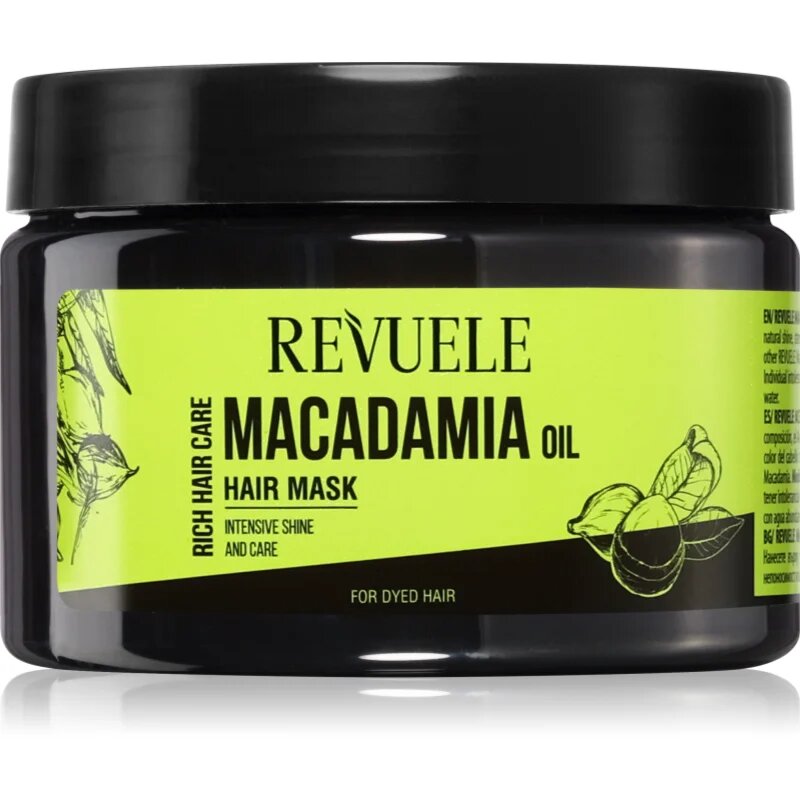 Revuele Macadamia Oil Hair Mask маска-грижа за боядисана коса 360 мл.