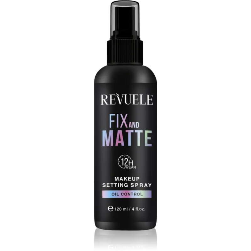 Revuele Makeup Setting Spray Fix And Matte матиращ и фиксиращ спрей върху фон дьо тен 120 мл.