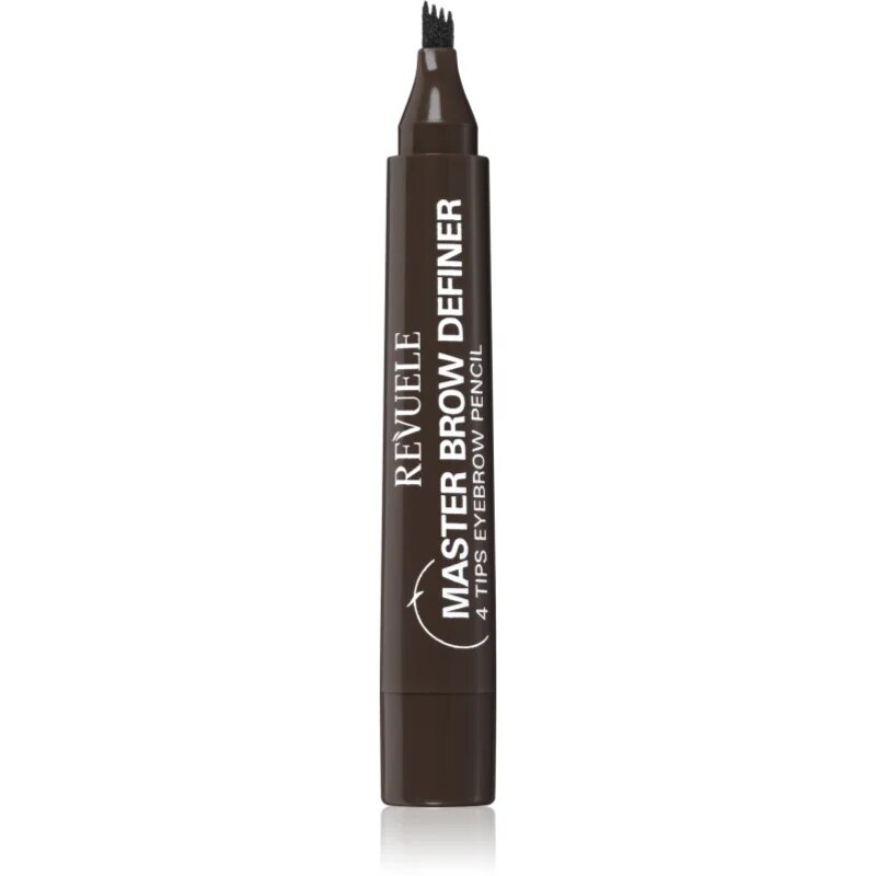 Revuele Master Brow Definer 4 Tips Eyebrow Pencil прецизен молив за вежди цвят Dark 2.2 мл.