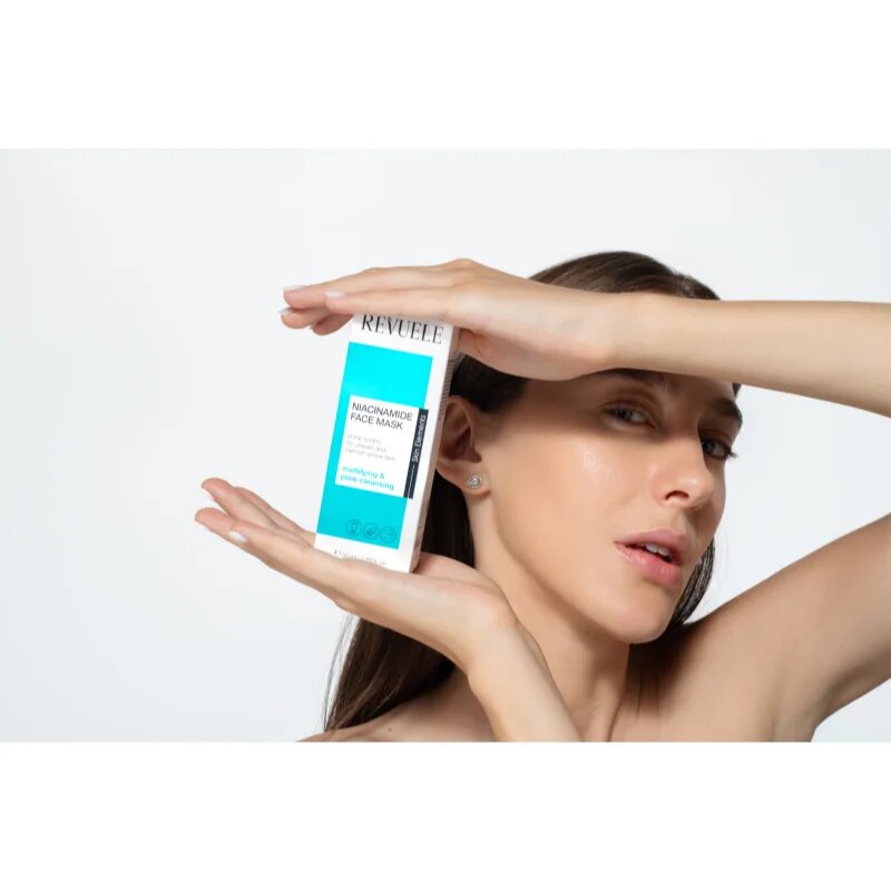 Revuele Niacinamide Face Mask почистваща маска за редуциране на кожния себум и минимизиране на порите 50 мл.