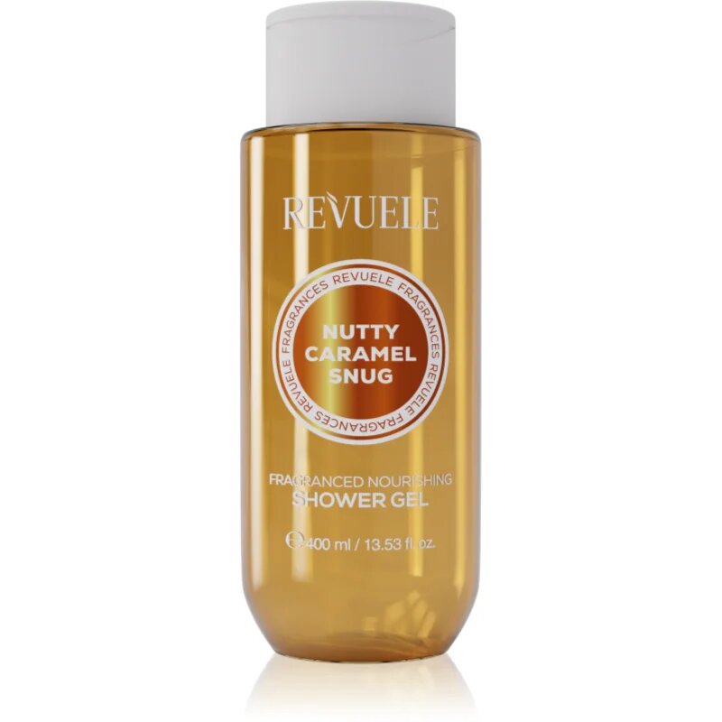 Revuele Nutty Caramel Snug Fragranced Nourishing Shower Gel парфюмиран душ гел с подхранващ ефект за жени 400 мл.