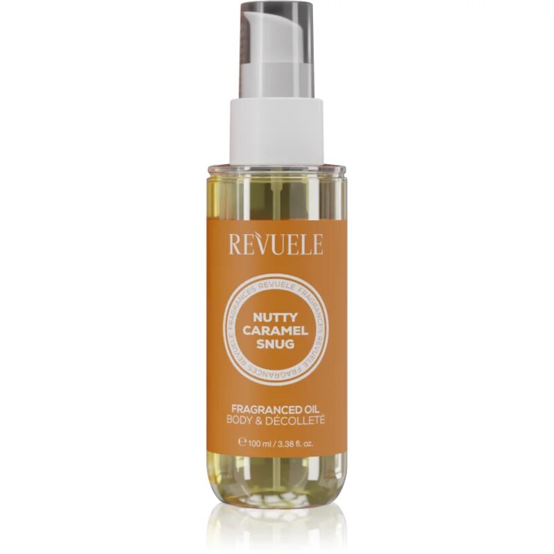 Revuele Nutty Caramel Snug Fragranced Oil парфюмирано масло за тяло 100 мл.
